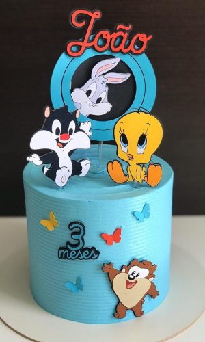 Arquivo de Corte Topo de Bolo Looney Tunes em Camadas #133#