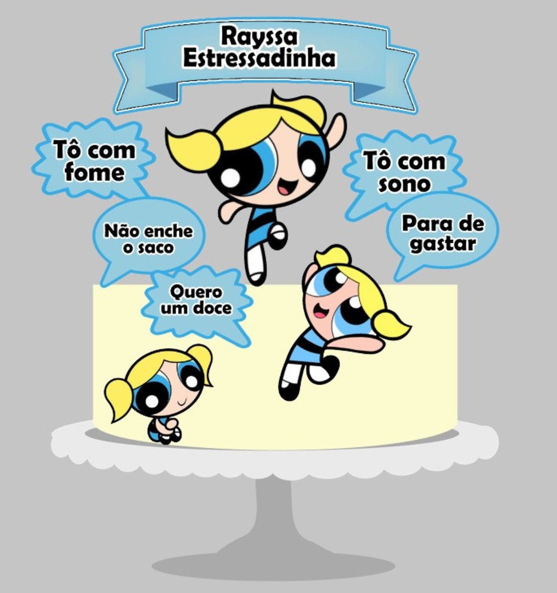 Arquivo de Corte - Topo de Bolo Meninas Super Poderosas