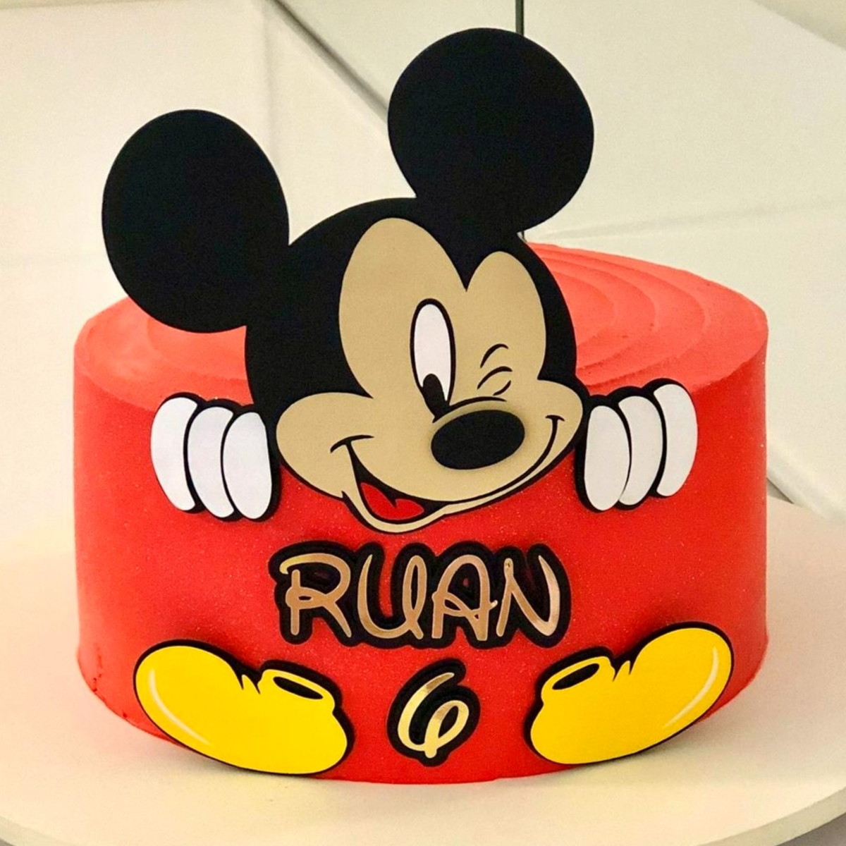 Arquivo de Corte Topo de Bolo Mickey em Camadas 1026