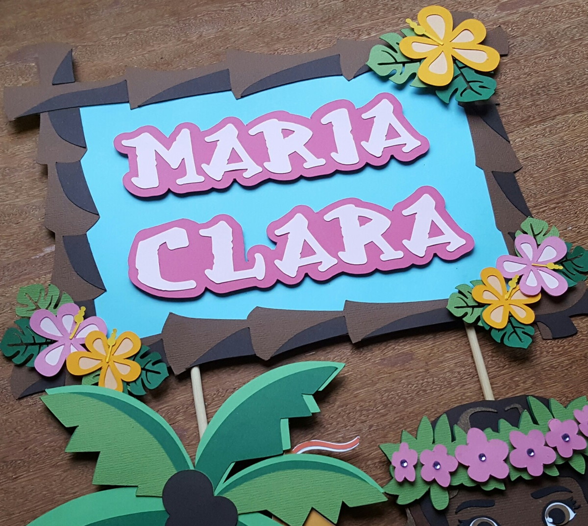 Arquivo de Corte Topo de Bolo Moana - Imagem 3