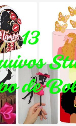 Arquivo de Corte Topo de Bolo - Mulher