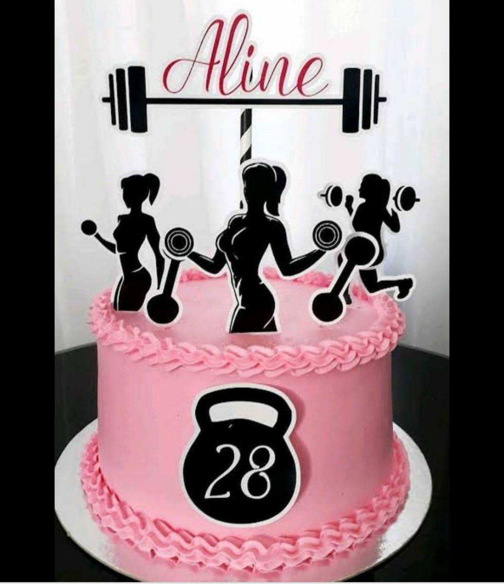 Arquivo de Corte Topo de Bolo - Musculação Fitness Mulher