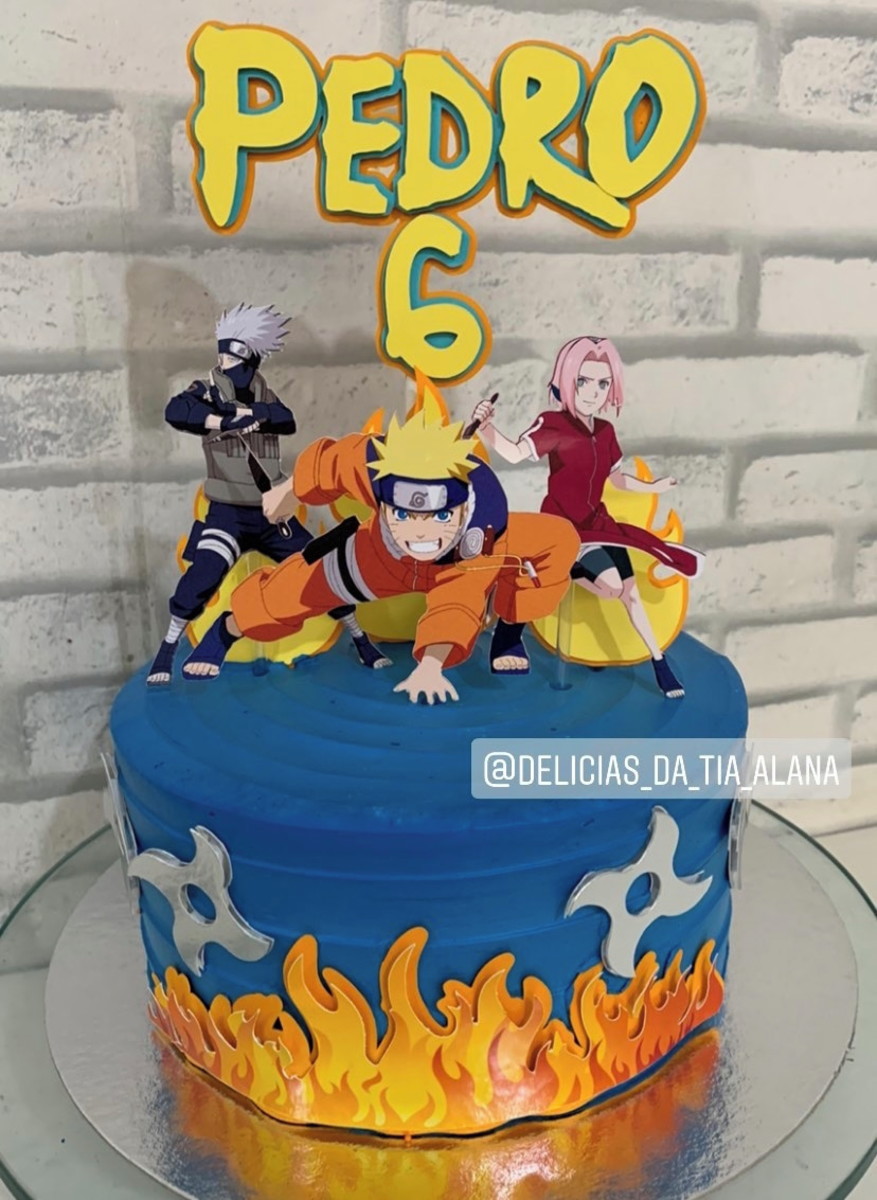 Arquivo de corte Topo de Bolo Naruto