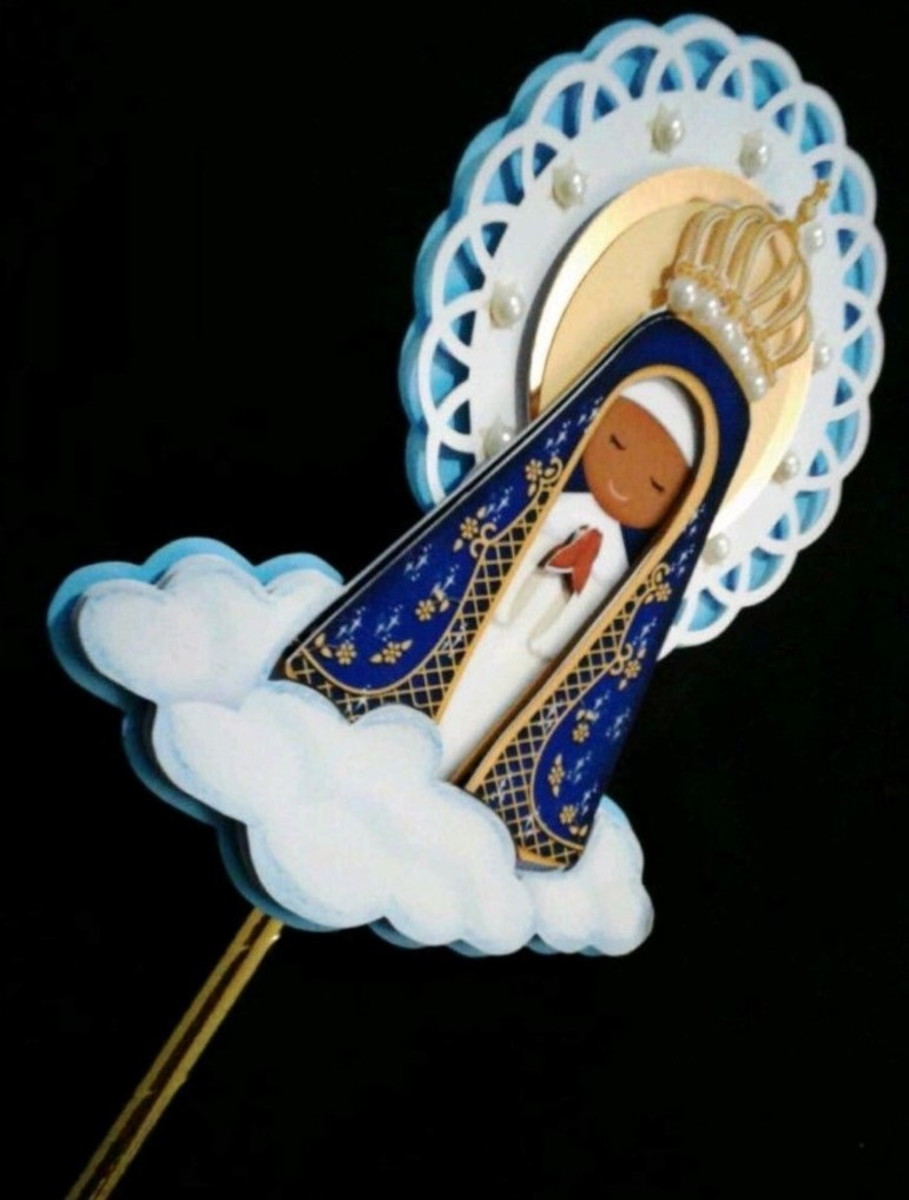 Arquivo de Corte Topo de Bolo Nossa Senhora Aparecida 289