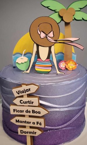 Arquivo de corte topo bolo sonho de ferias