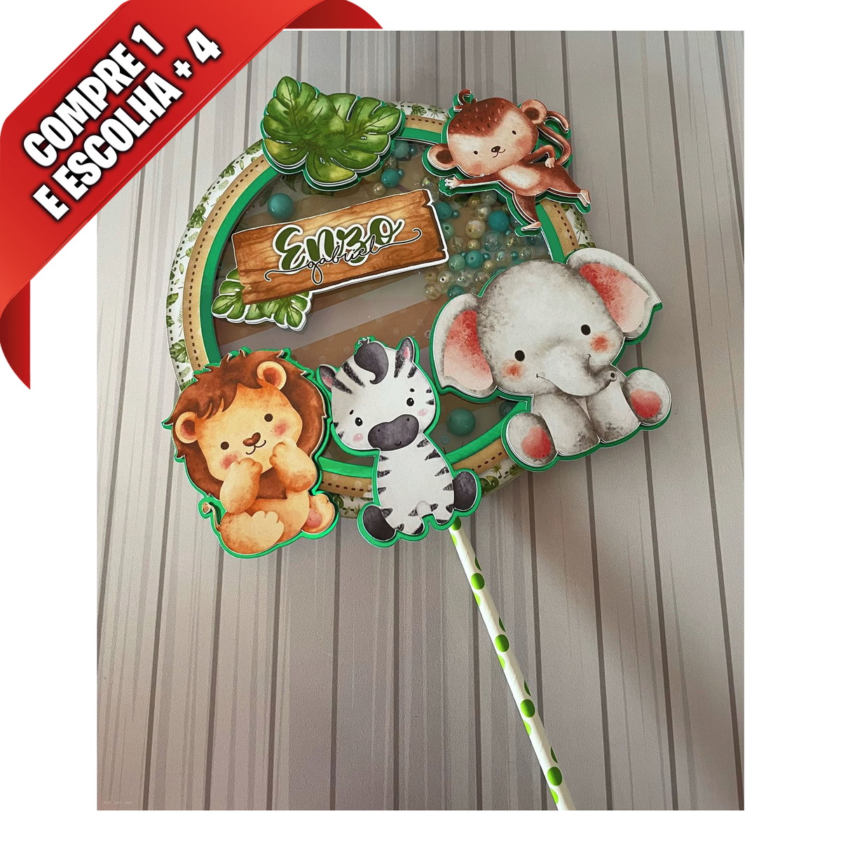 Arquivo de Corte Topo de Bolo Safari Cute