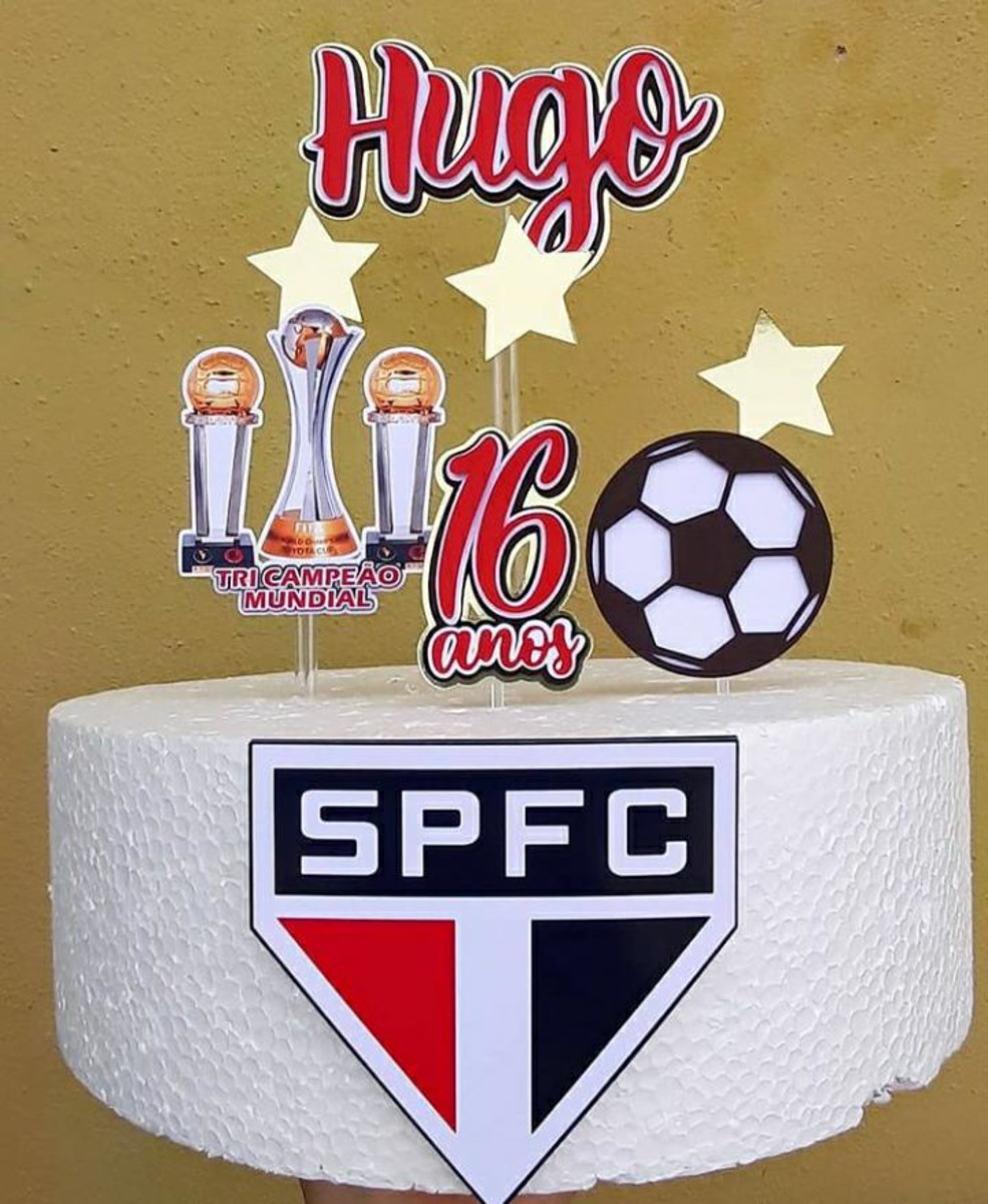 Kit 3 Arquivos Topo São Paulo Tri Campeão (Leia a 2° foto)