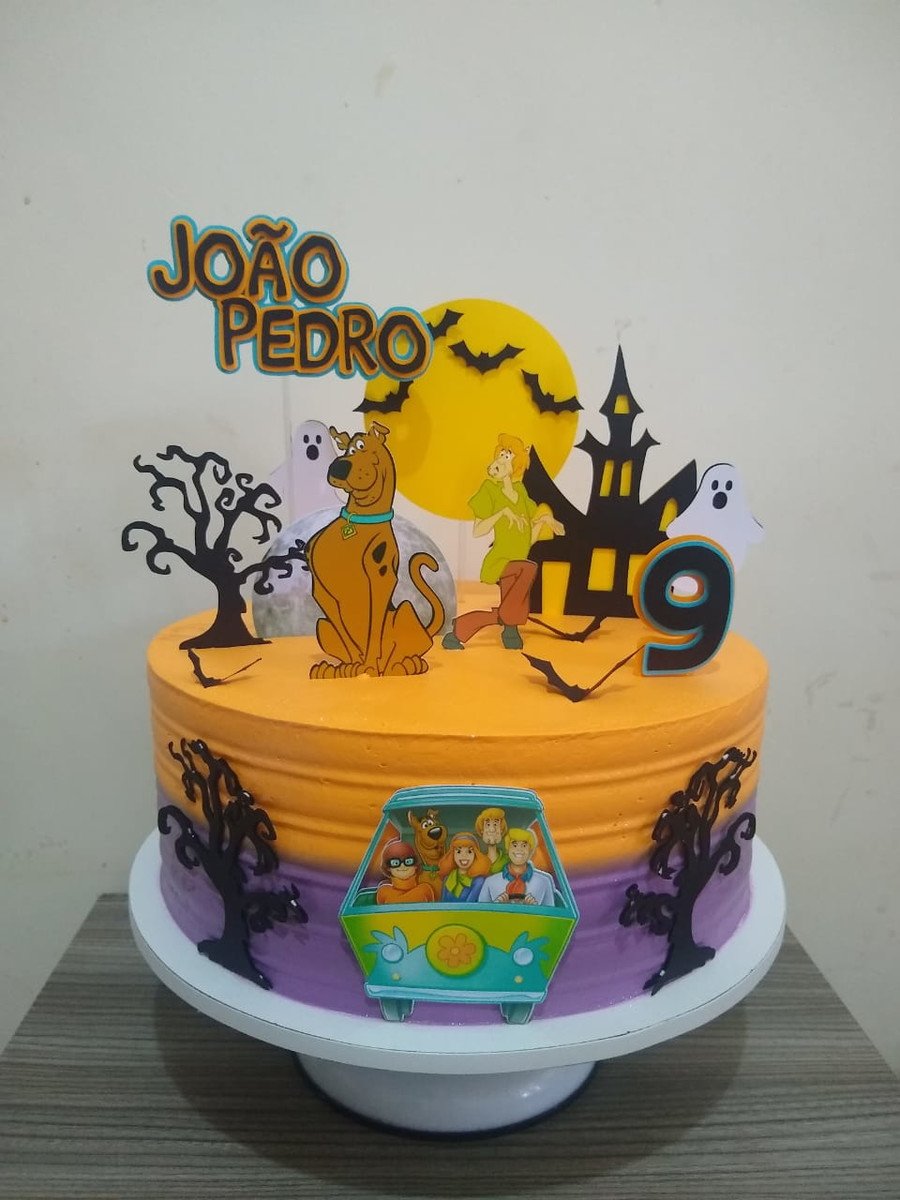 Arquivo de Corte Topo de Bolo Scooby Doo Ganhe +3 Produtos