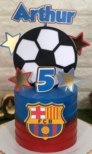 ARQUIVO DE CORTE TOPO DE BOLO Time barcelona futebol