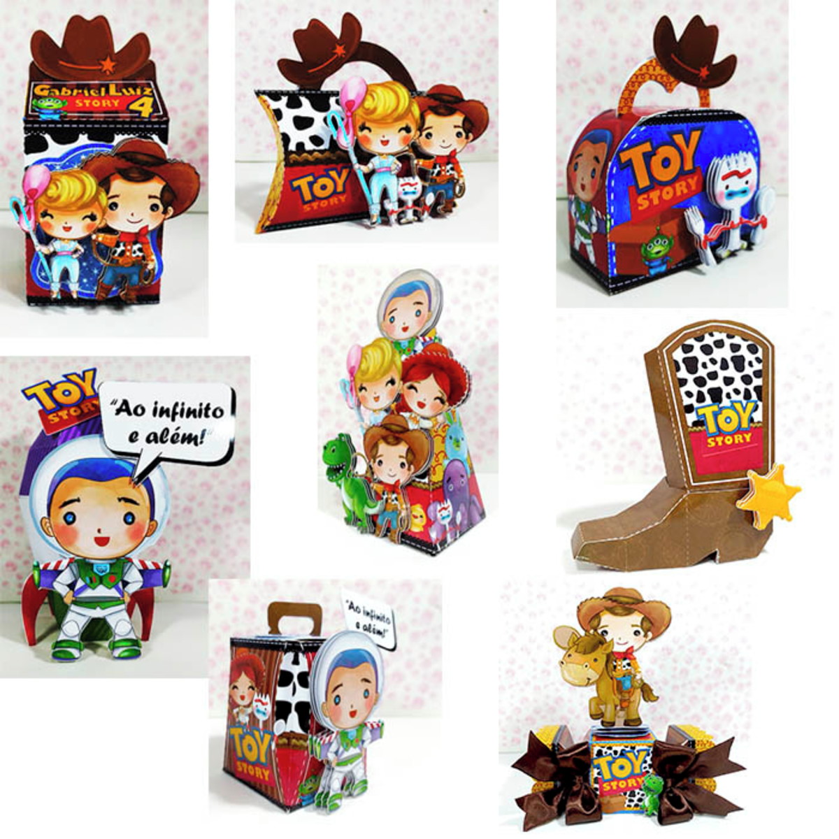 Arquivo de Corte Topo de Bolo Toy Story 4 Cute + Kit Toy 4 - Imagem 2