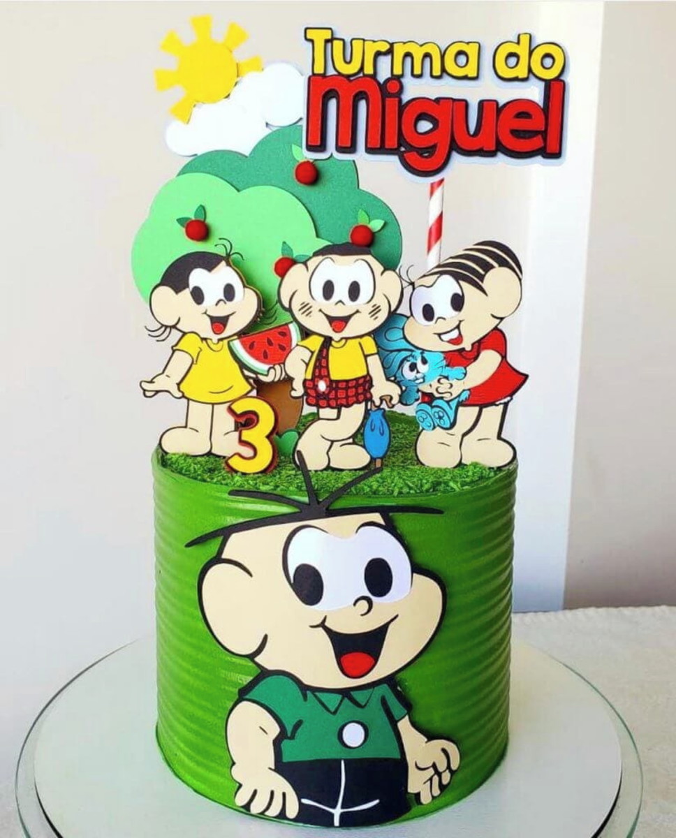 Arquivo de Corte Topo de Bolo Turma da Mônica #1129#