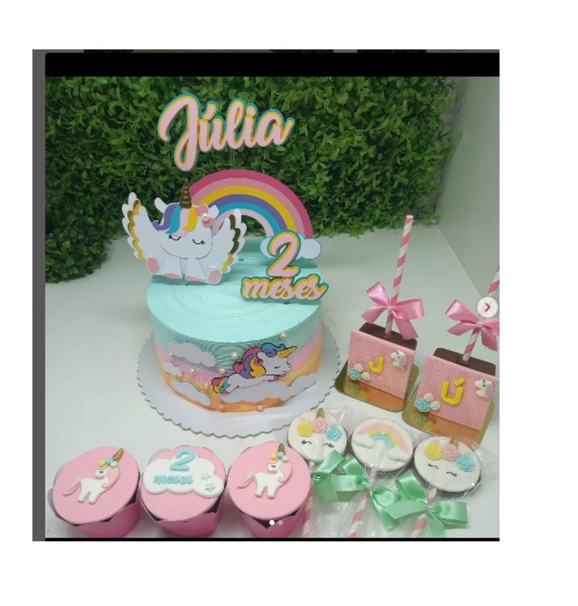 Arquivo De Corte Topo De Bolo Unicornio