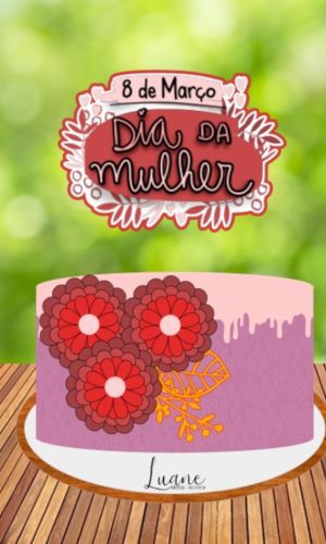 Arquivo de Corte Topo Dia da Mulher - Studio e PDF