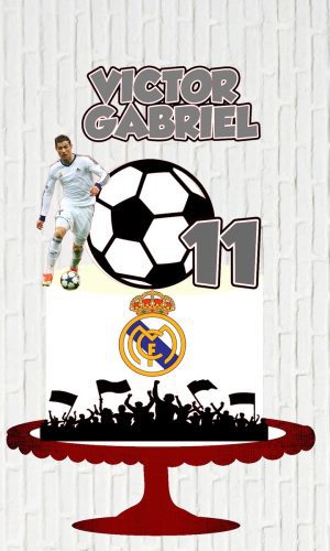 Arquivo de Corte Topo Futebol Real Madrid Bola Torcida