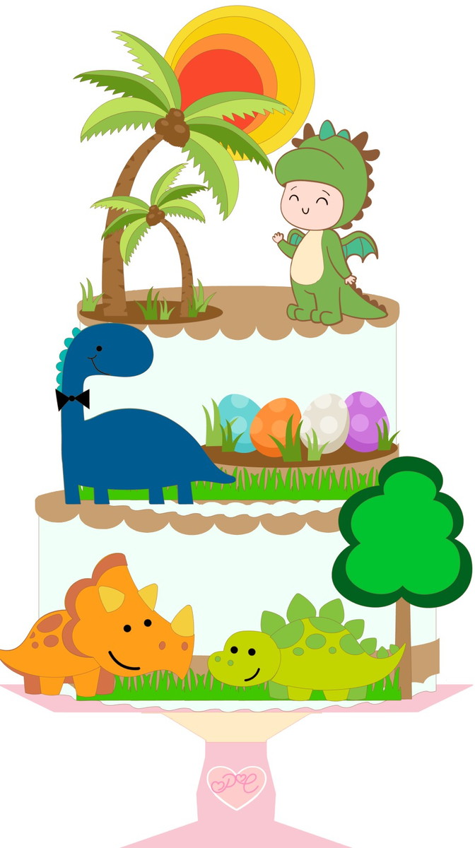 Arquivo de Corte Topo Menino Dinossauro
