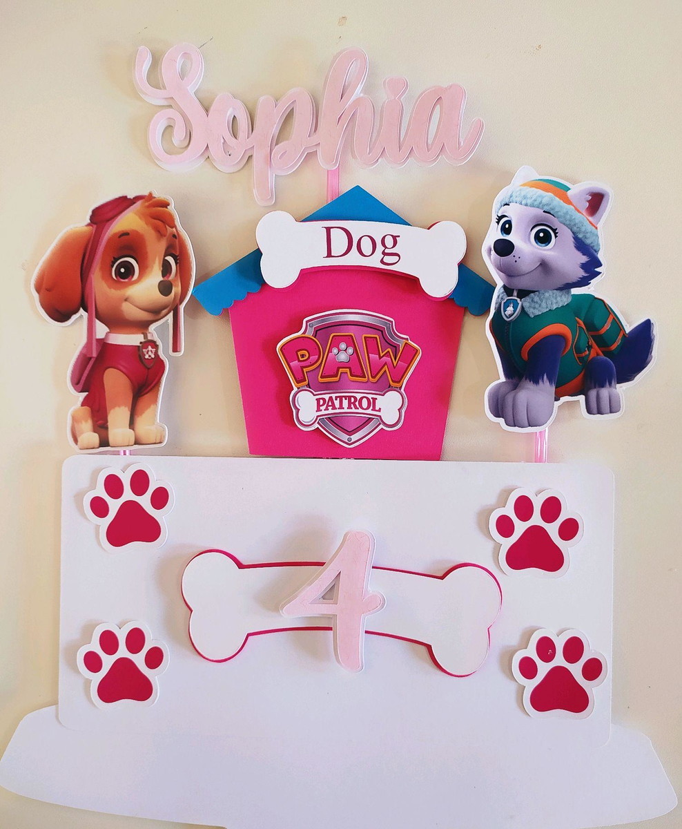 Arquivo de corte topo patrulha canina rosa+brinde