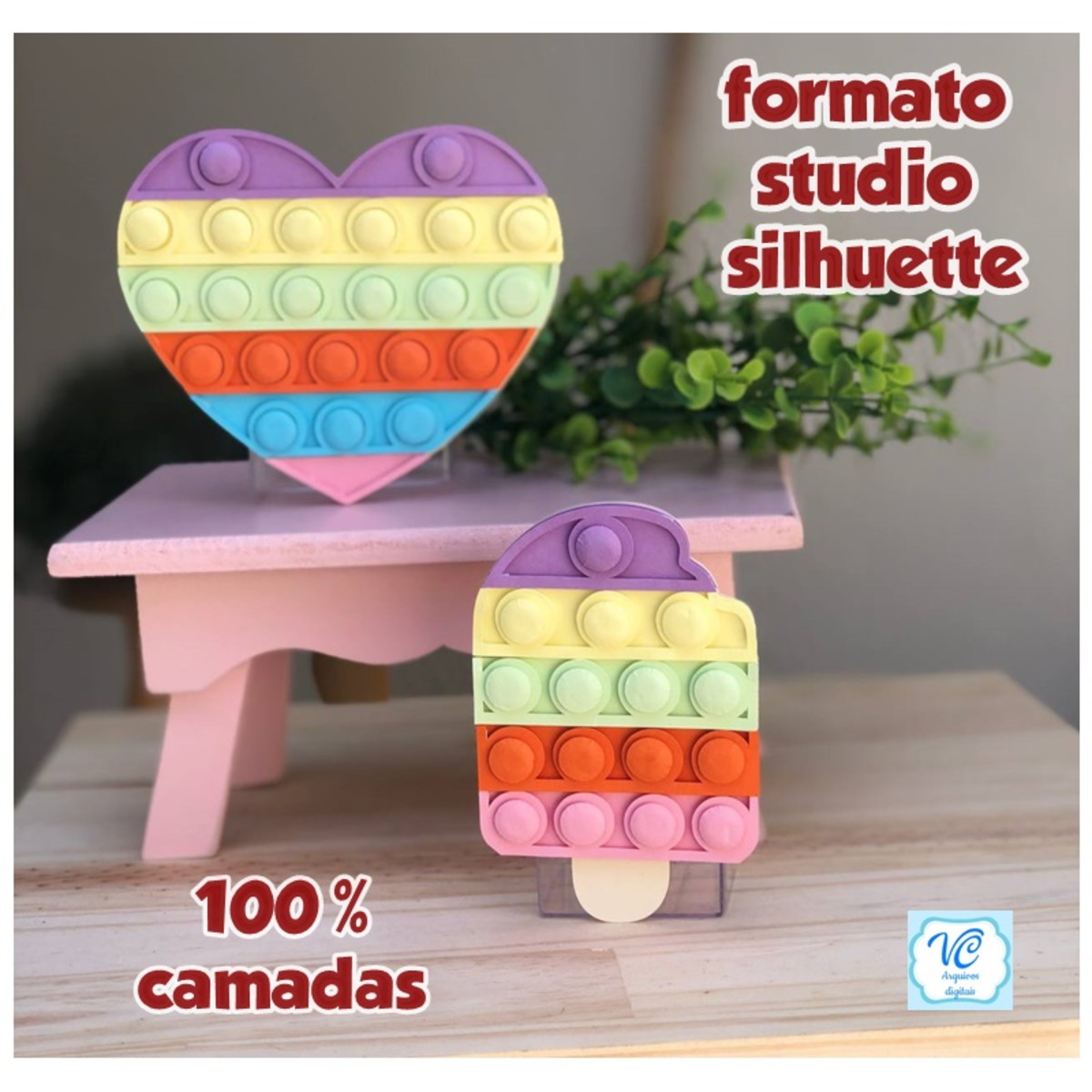 Arquivo de corte topo Pop it -06- Fidget toys -COD 976