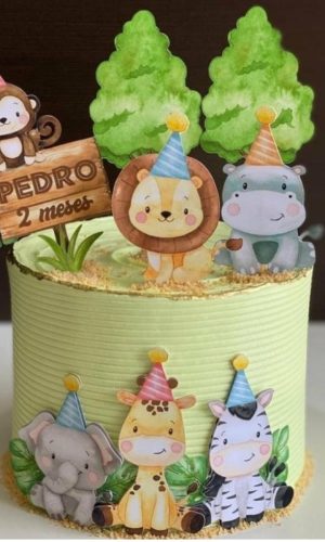 Arquivo De Corte Topo Safari Baby Cute Bebê