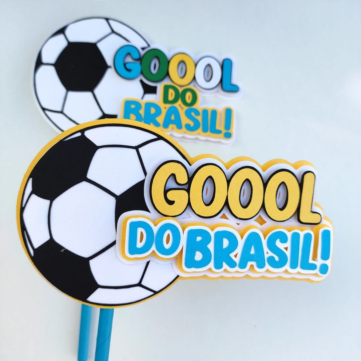 Arquivo de Corte Topos de Bolo Futebol/copa do Mundo - Imagem 3