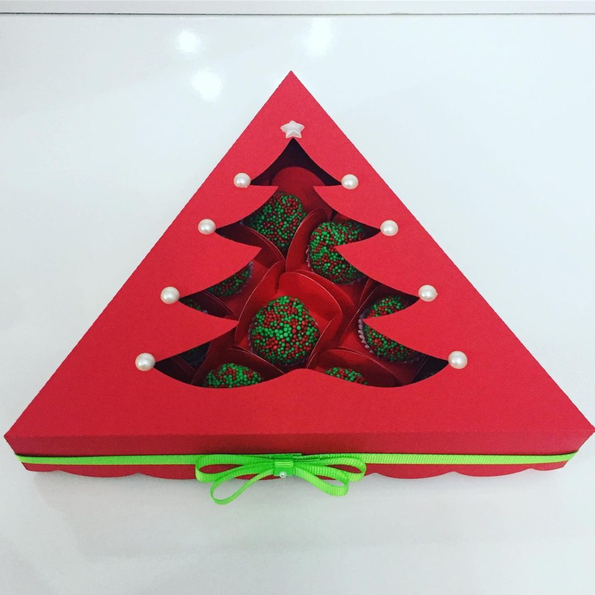 Arquivo de Corte Caixa Arvore para Doces de Natal - Imagem 2