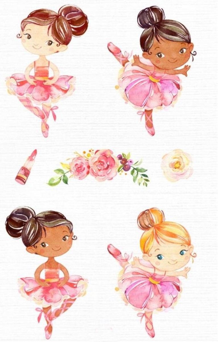 Arquivo Digital Bailarina Aquarela