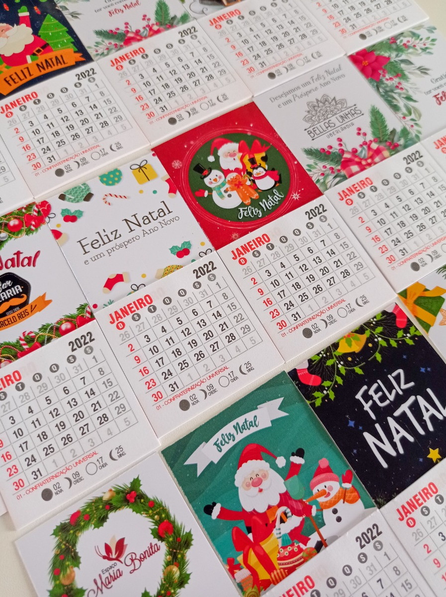Arquivo Digital Calendário de Geladeira Natal 2024 - Imagem 3