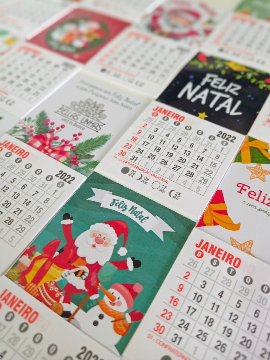 Arquivo Digital Calendário de Geladeira Natal 2024 - Imagem 4