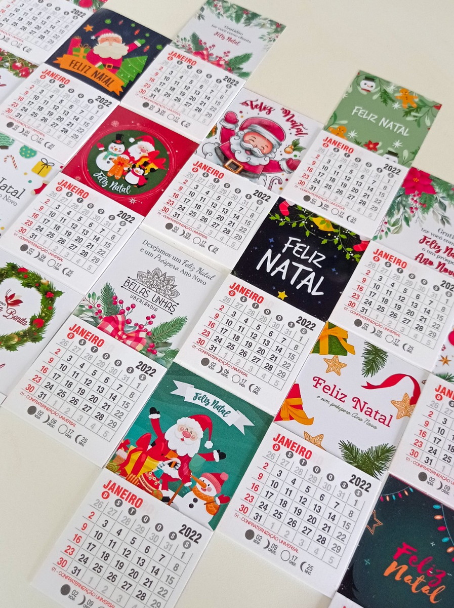 Arquivo Digital Calendário de Geladeira Natal 2024 - Imagem 2