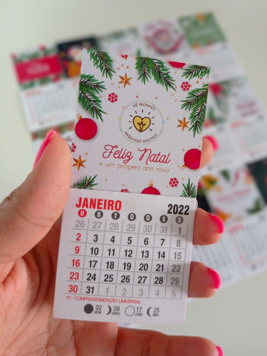 Arquivo Digital Calendário de Geladeira Natal 2024