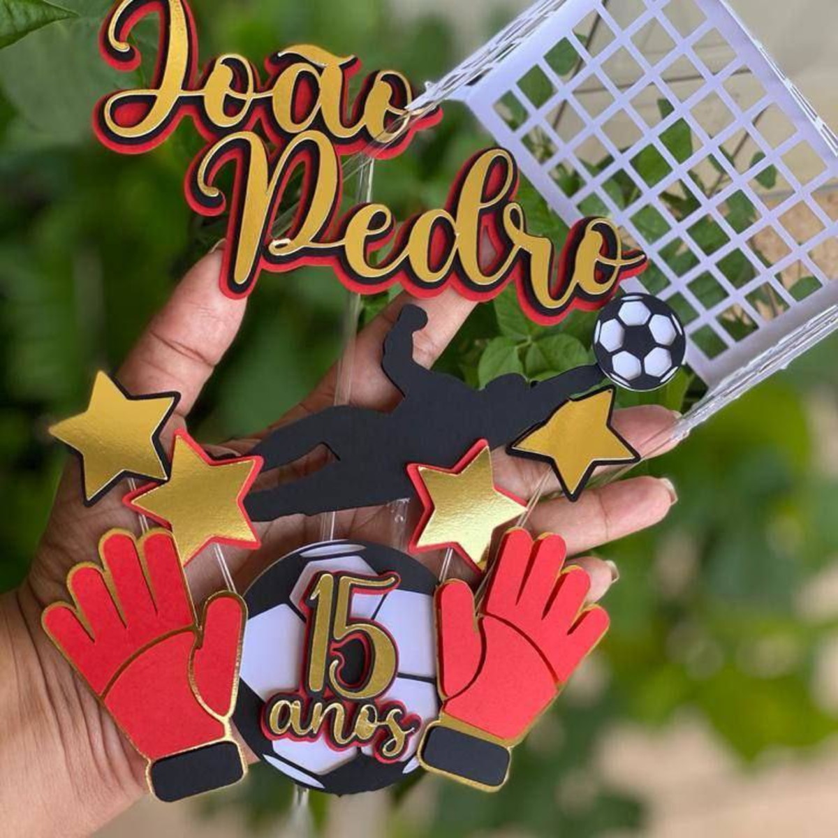 Arquivo Digital Kit Topo de Bolo Futebol - Imagem 2