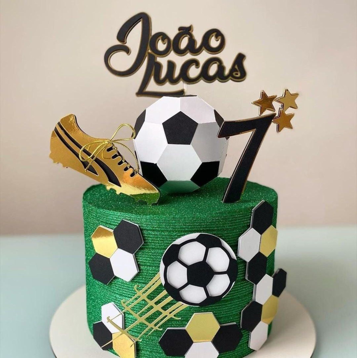 Arquivo Digital Kit Topo de Bolo Futebol