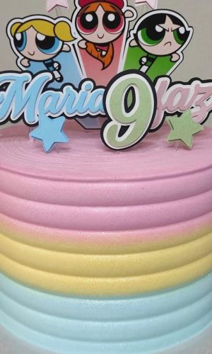Arquivo Digital Topo de Bolo Meninas Super Poderosas