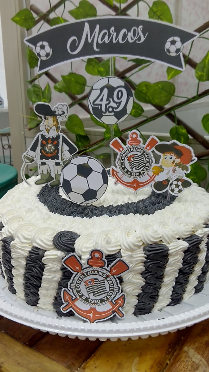 Arquivo Digital Topo De Bolo Times Futebol Corintias