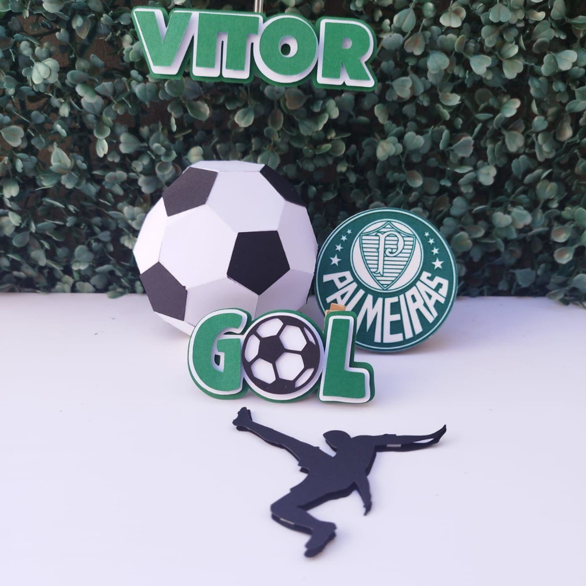 Arquivo de Corte Topper de Bolo Futebol - Imagem 2