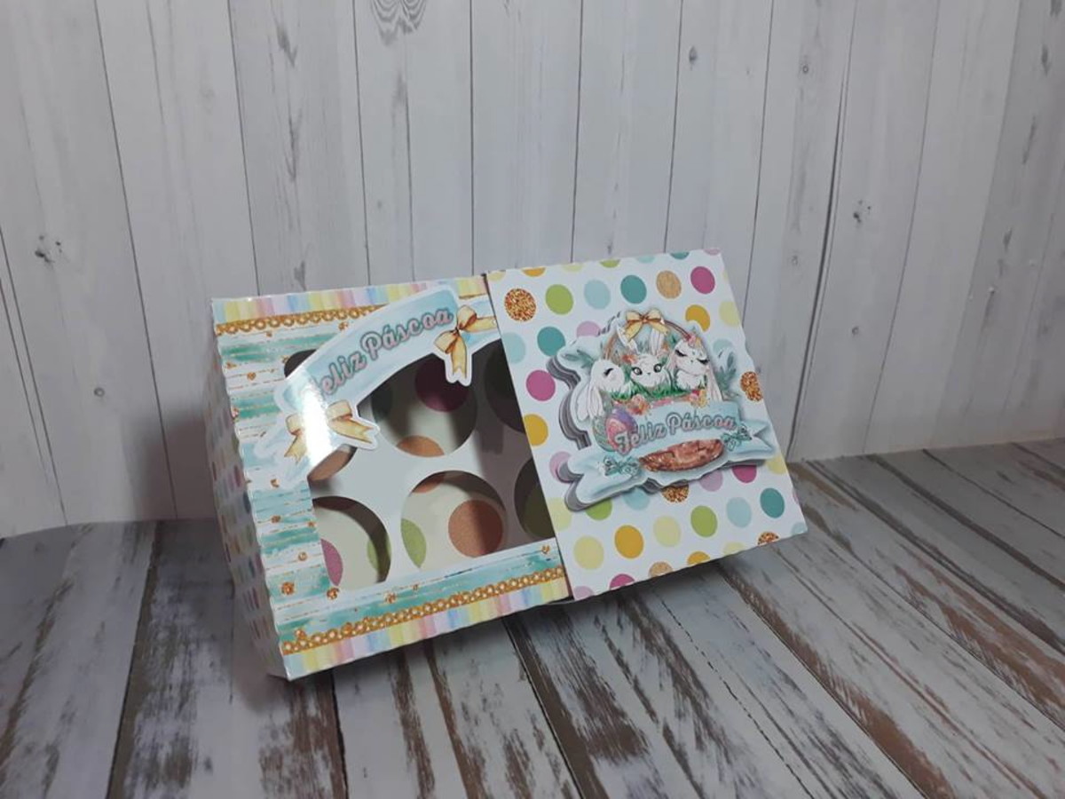 729- Arquivo de Corte Caixas Mini Confeiteiro studio/PDF - Imagem 4
