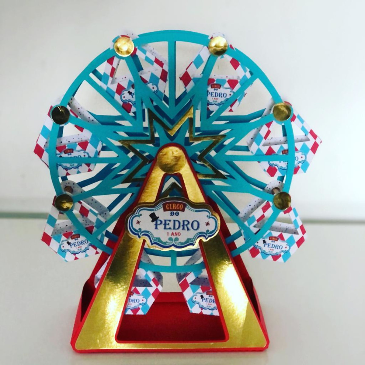 Arquivo Silhouette -Roda Gigante Circo Menino