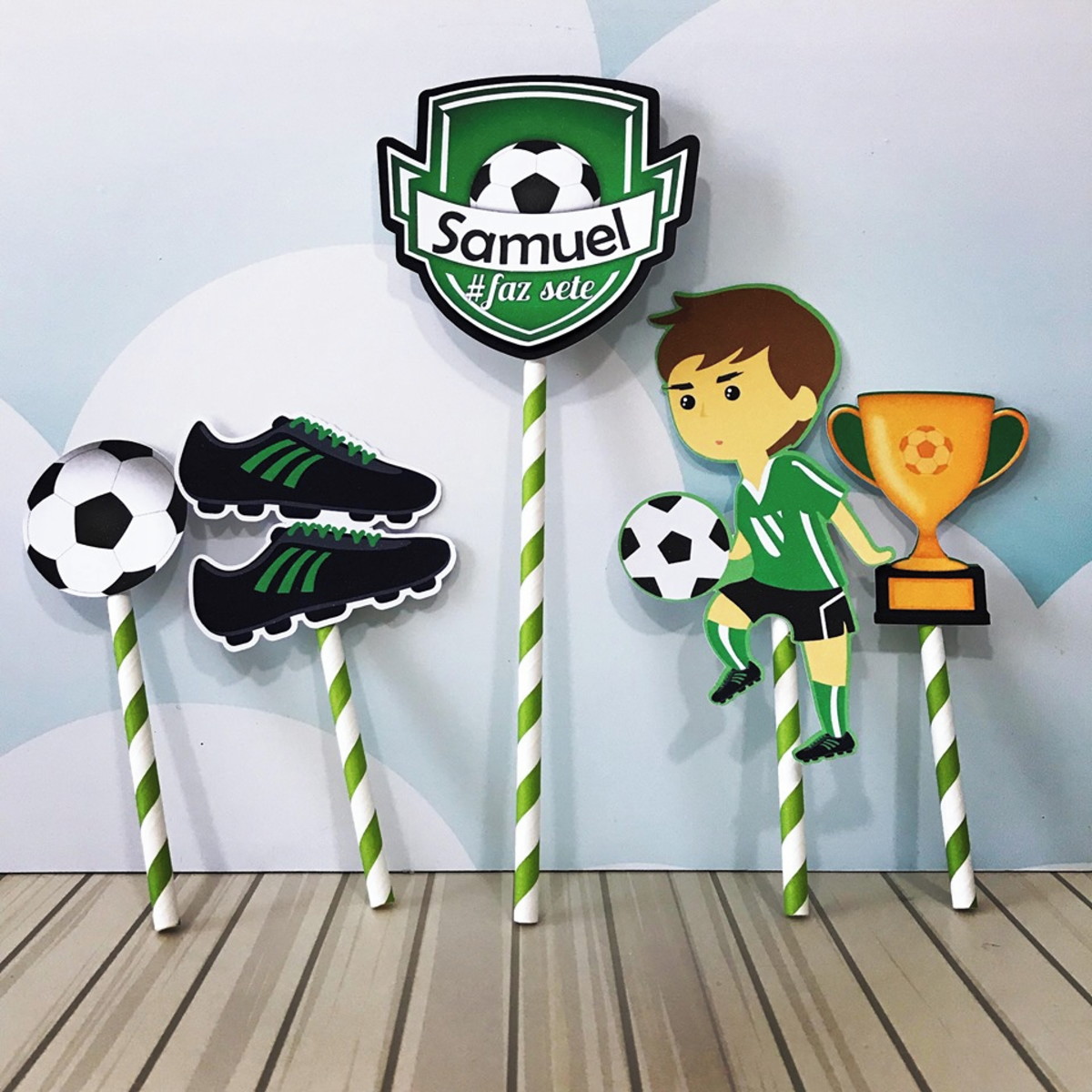 Arquivo Silhouette Topo de Bolo Futebol Copa do Mundo