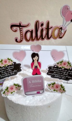 Arquivo Silhouette Topo de Bolo Igreja Mulher Evangelica