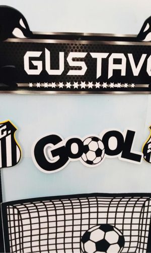 Arquivo Silhouette Topo de Bolo Peixe Time Futebol