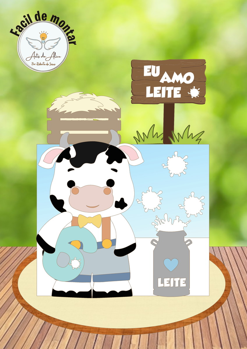 Arquivo Topo Bezerrinho Cute Camadas