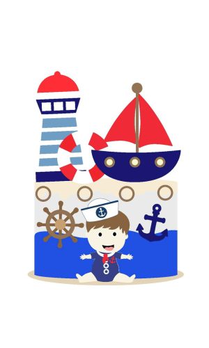 Arquivo Topo D Bolo Marinheiro Baby