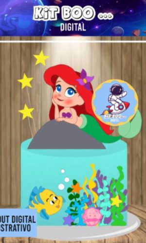 Arquivo Topo de Bolo - Ariel Cute