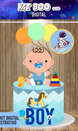 Arquivo Topo de Bolo - Baby boy