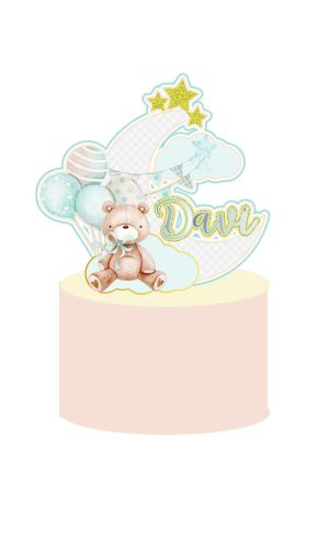 Arquivo Topo de Bolo Baby Urso