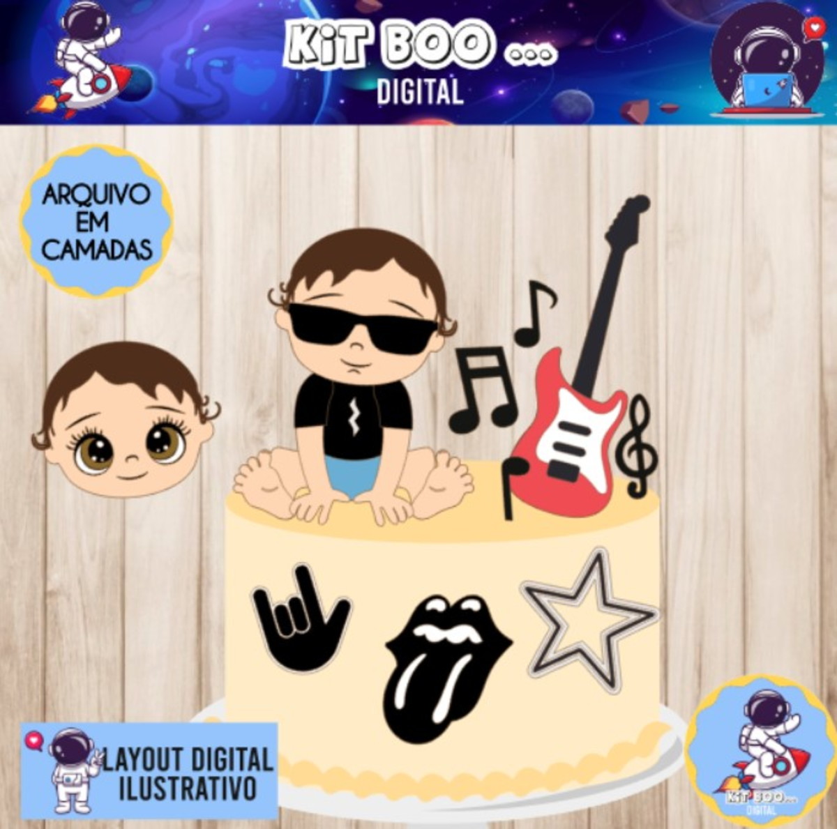 Arquivo Topo De Bolo - Bebê Rock