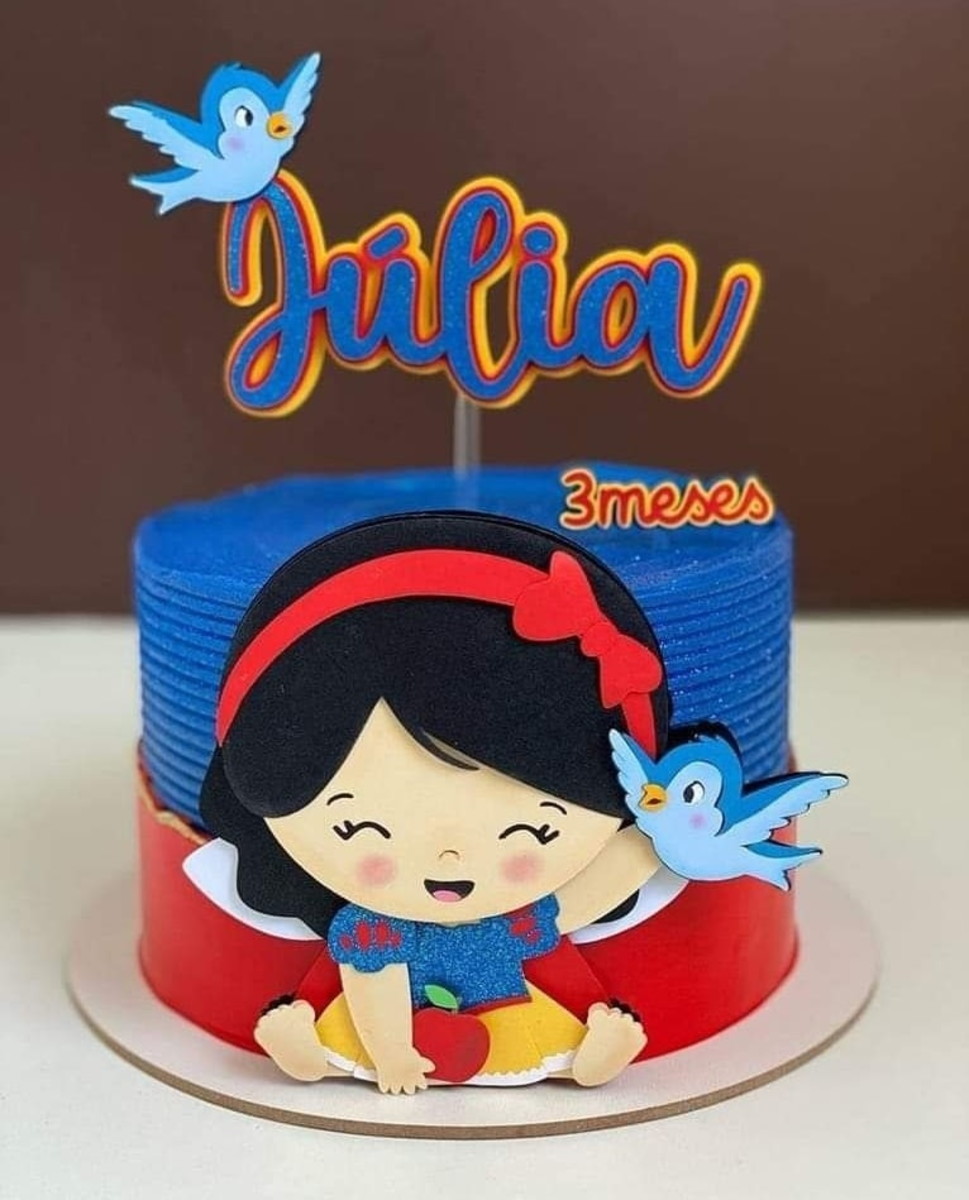 Arquivo Topo de Bolo - Branca de Neve Cute