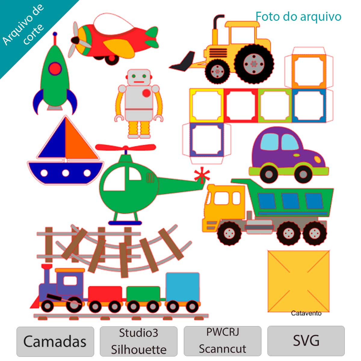 ARQUIVO Topo de bolo Brinquedos de menino +1 tema da loja