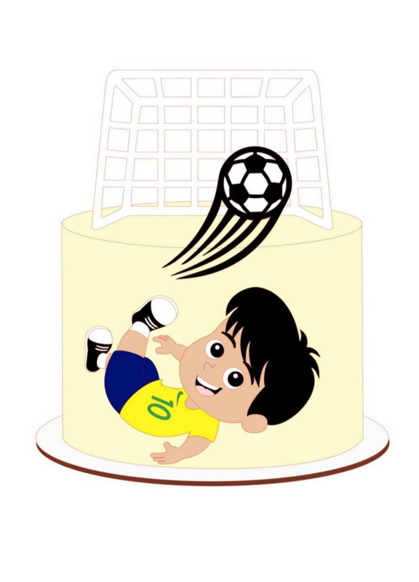 Arquivo Topo de Bolo Camadas Brasil Copa do Mundo 2022 14561