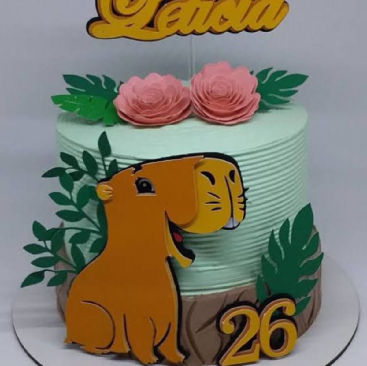 Arquivo Topo de Bolo - Capivara Cute