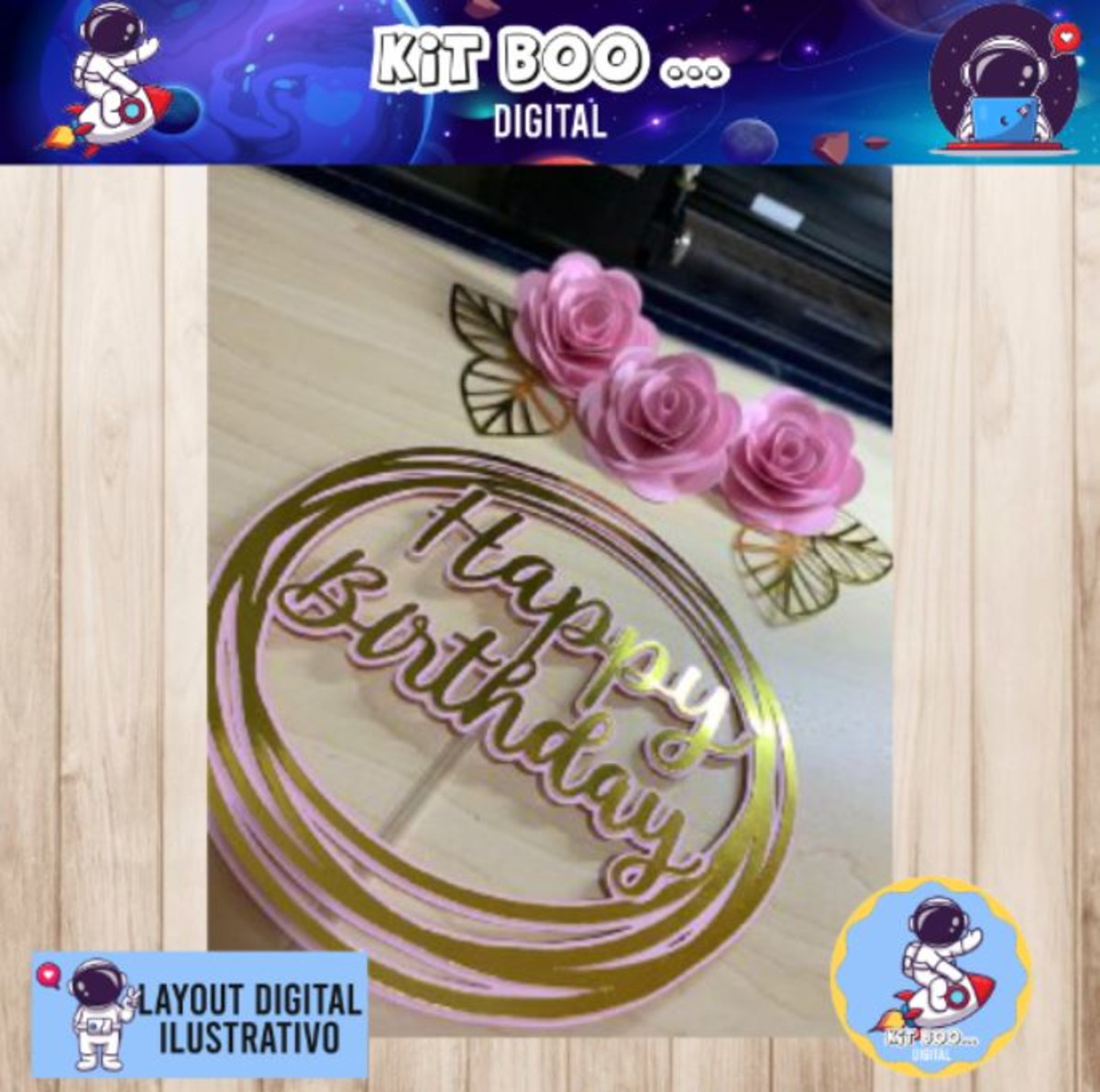 Arquivo Topo de Bolo - Feminino